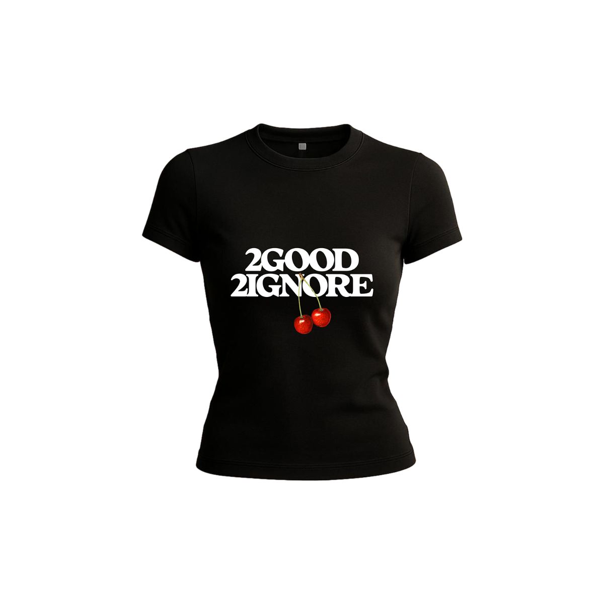 "2GOOD2IGNORE" Medium Croptop