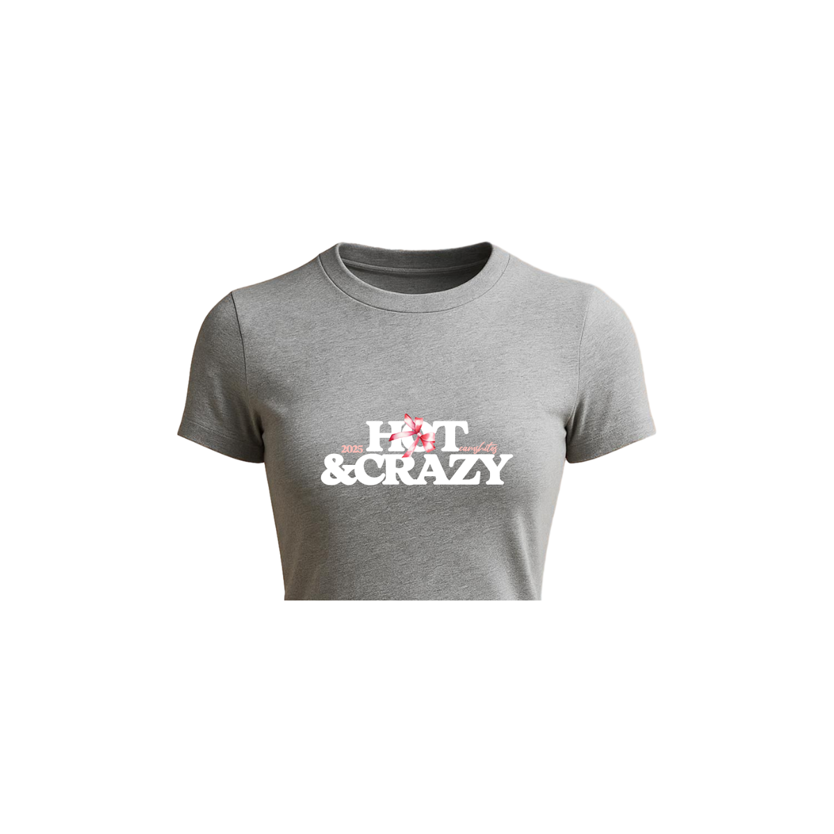 "HOT&CRAZY" Croptop
