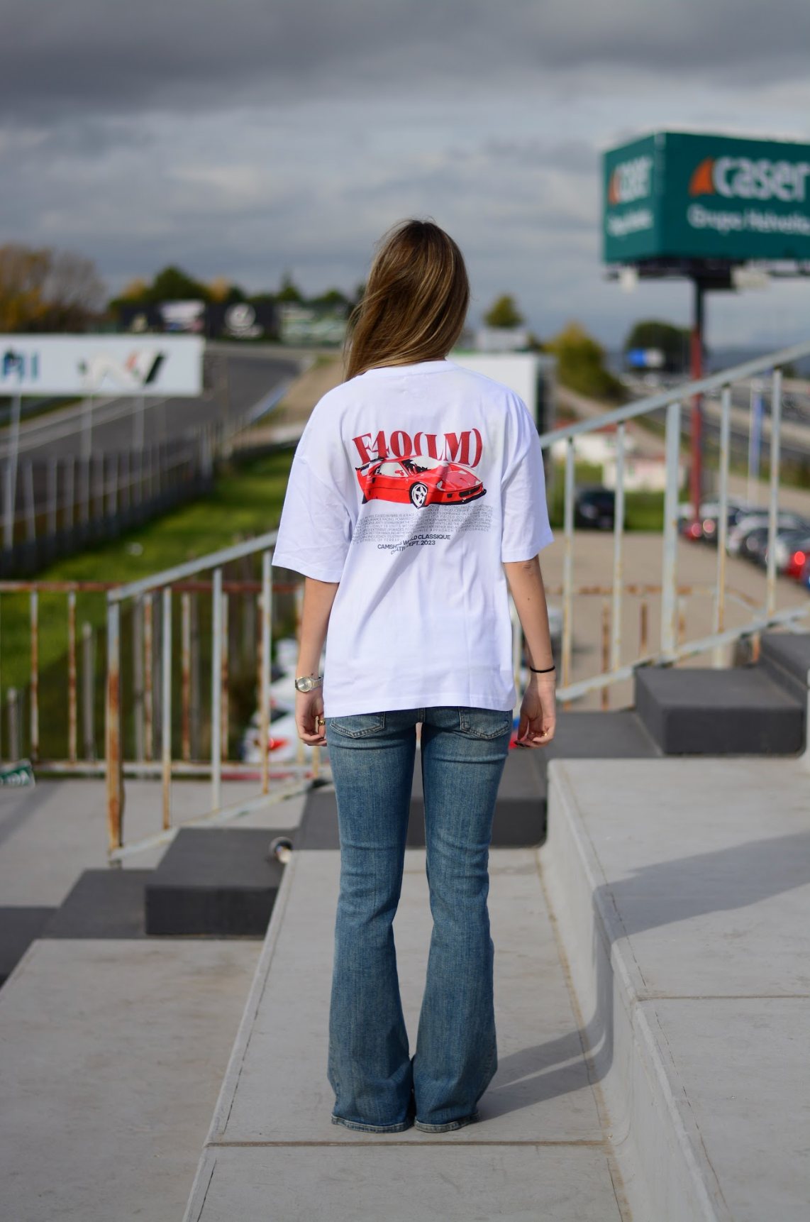 “ROSSO CORSA” Oversized Tee.